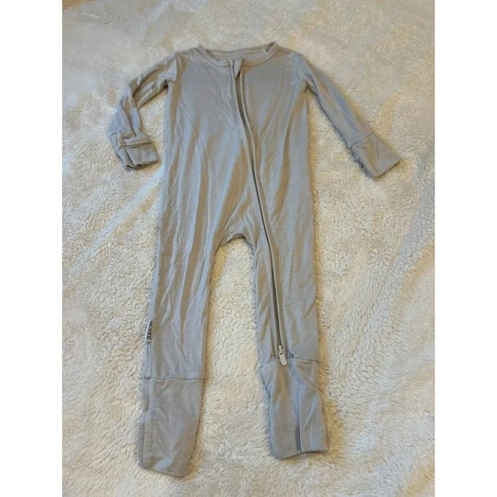 Dreamiere Bamboo Zippy Baby Boy 6-12M Greige Taupe